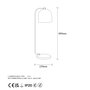 Opviq Epika - 12246 Lámpara de mesa Oro y Negro